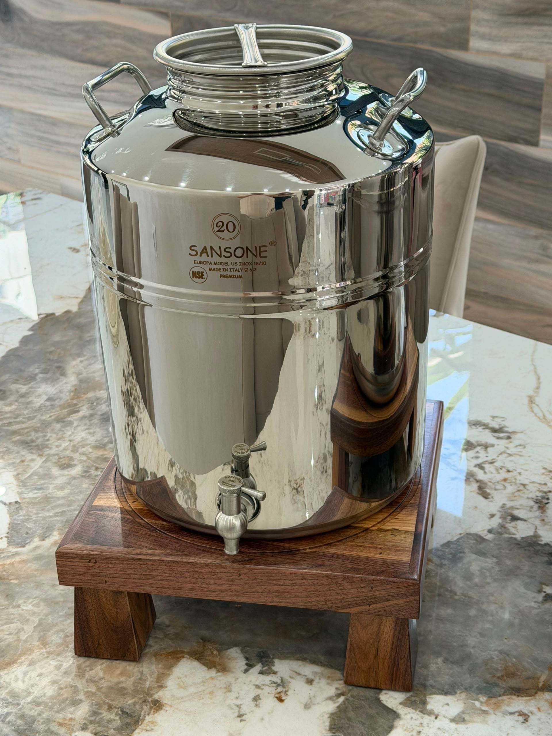 20L Stainless Steel Olive Oil Container
